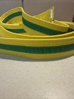Taekwondo Karate Martial Arts 1 5  Double Wrap Stripe Belts Yellow green
