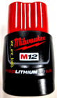  2  New Genuine Milwaukee M12 48-11-2401 1 5 Ah Batteries 12v 48-11-2411