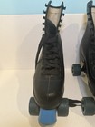 Vintage Black Roller Skates Women   s Us Size 8 Championship Wheels Urethane