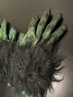 Vintage 1984 Ben Cooper Monster Gloves Frankenstein Green Costume Hands Furry
