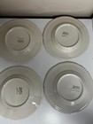 Buffalo China Restaurant Dessert Plates Off-white  Scalloped Edge Usa Set 4