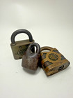 Lot Of 3 Vintage Locks  Yale  Corbin