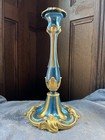 Vintage Reed   Barton Art Nouveau Silver-plated Gilt And Enameled Candlestick