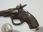 Antique Cast Iron Toy Cap Gun Daisy Working Style Pistol Victorian