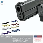 Usa Extended   Raised Slide Release For Glock Gen 3-4 Black Red Gold Blue Silver