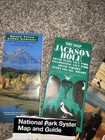 9 Pc Lot Of  Yellowstone Nat   l Park Etc Guides W maps Photos Routes Hikes Euc