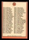 1969 Topps Baseball  582 7th Series Checklist  589-664  Vg ex  f1