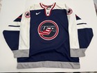 Vtg 1998 Nike Team Usa Hockey Jersey Mens L Olympics Canada 90s Sewn