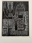 Raymond Katz Holy Objects Woodcut 33 100 Signed And Numbered 1964