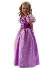 Little Pretends Rapunzel Princess Costume Dress Up  Child Play Costume  Girls