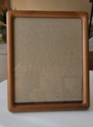 Vintage Mid-century Modern Teak Wood Picture Frame Rounded Corners 8x10