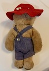 Vintage 1975 Paddington Bear 10  Plush Eden Toys Coveralls Rare Fast Shipping