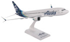Skymarks Skr1007 Alaska Airlines Boeing 737-max9 Desk Top 1 130 Model Airplane