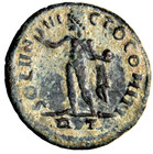 Near Ms Constantine I  307 310-337       Follis Sol Rome Ancient Roman Coin W coa