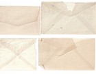 Lot Of 4 Mexico Covers 1930 Commercial Mail To Usa Monterrey Torreon Chihuahua