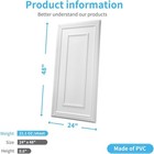Art3d 12-pack 24 x48  Pvc Drop Ceiling Tiles 3d Wall Panels Cover 96 Sq ft