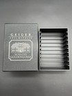 10 Slot Geiger Edelmetalle Assay Storage Box 20g 1oz Silver Gold - Engraved