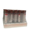 200pcs Blood Collection Red Rubber Top No Additives 16x100mm 10ml exp 4 2027