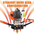 72cc Post Hole Digger Earth Digger Gas Powered Post Hole Digger Auger W 4  6  8 