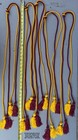 Graduation Double Honor Cord Maroon Red  gold 70  Long