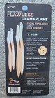 2 Packs Of 3 Brand New Finishing Touch Flawless Dermaplane Exfoliates Removes   