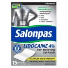 Salonpas 4  Pain Relieving Gel-patch  30 Gel Patches - Pack Of 2