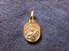14k Yellow Gold Saint Michael  Pendant For Chains 3 5 Grams 