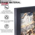 Engineered Wood 8x16 Picture Frame  Black Frame For 8 X 16 Inch Picture Poster P