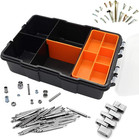 Compact Plastic Tool Storage Box For Home Hardware Organization