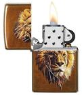 Zippo Windproof Polygonal Lion Lighter  29865  New In Box