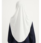 Modefa Premium One Piece Easy Muslim Islamic Instant Long Hijab     White