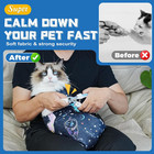 Supet Cat Grooming Wrap For Nail Trimming  Self-adherent Calm Cat Swaddle   A   