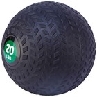 Fitvids 20 Pound Weighted Medicine Ball For Home Gym Training And Fitness  Green