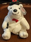 Coca-cola Coke 1998   1999 Polar Bear 8   Plush Stuffed Animals With Tags