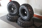 Honda Trx 300 25  Kenda Bear Claw Atv Tire Itp Black Atv Wheel Kit Srad
