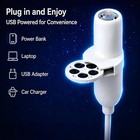 Plug And Play Hd Star Projector Night Light  Usb Galaxy Ocean Ceiling Projector