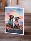 German Shorthaired Pointer Two Hearts Cards Envelopes Pack 8 Dac4645gca7p