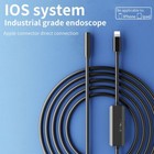 8led Hd Borescope Endoscope 8mm Inspection Camera For Iphone Ios Ipad Car tube