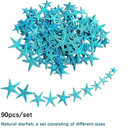 90pcs Small Starfish Star Sea Shell Beach Crafts Decor 0 4 -1 2 