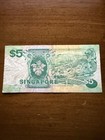 Singapore   5  Boat Series  Circulated Banknote --- Priced To Sell