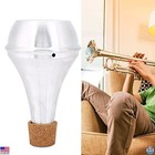 Lightweight Aluminum Alloy   Cork Trumpet Mute - Durable Accessory For Musicians