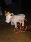 Vintage Walker Hagen Renaker 1950s Pink Bisque Holy Cow Figurine As Is