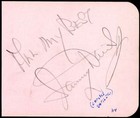 Roy Campanella Sammy Davis Jr Psa Dna Signed 1955 Vintage Album Page Autograph