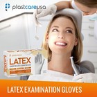 2000 Xs Premium Latex Powder Free Disposable Exam Gloves  extra Small 