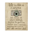 Stupell Home D  cor Life Is Like A Inspirational Art Wall Plaque  16 X 1 5 X 2   