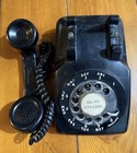 Vintage Bell System Western Electric 500 Dm Black Rotary Dial Desk Telephone