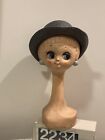 Collectible Twiggy Mannequin Head  Hat Holder  1960s  Made In France  16 