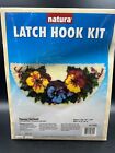 National Yarn Crafts Natura  ro62  pansey Garland  Latch Hook Rug Kit New