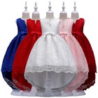 Children Kids Flower Girls Princess Dress Bridesmaid Party Wedding Pageant Gown