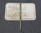Vintage Metal Golf Drop Area Course Sign 13 7 8  X 9  
